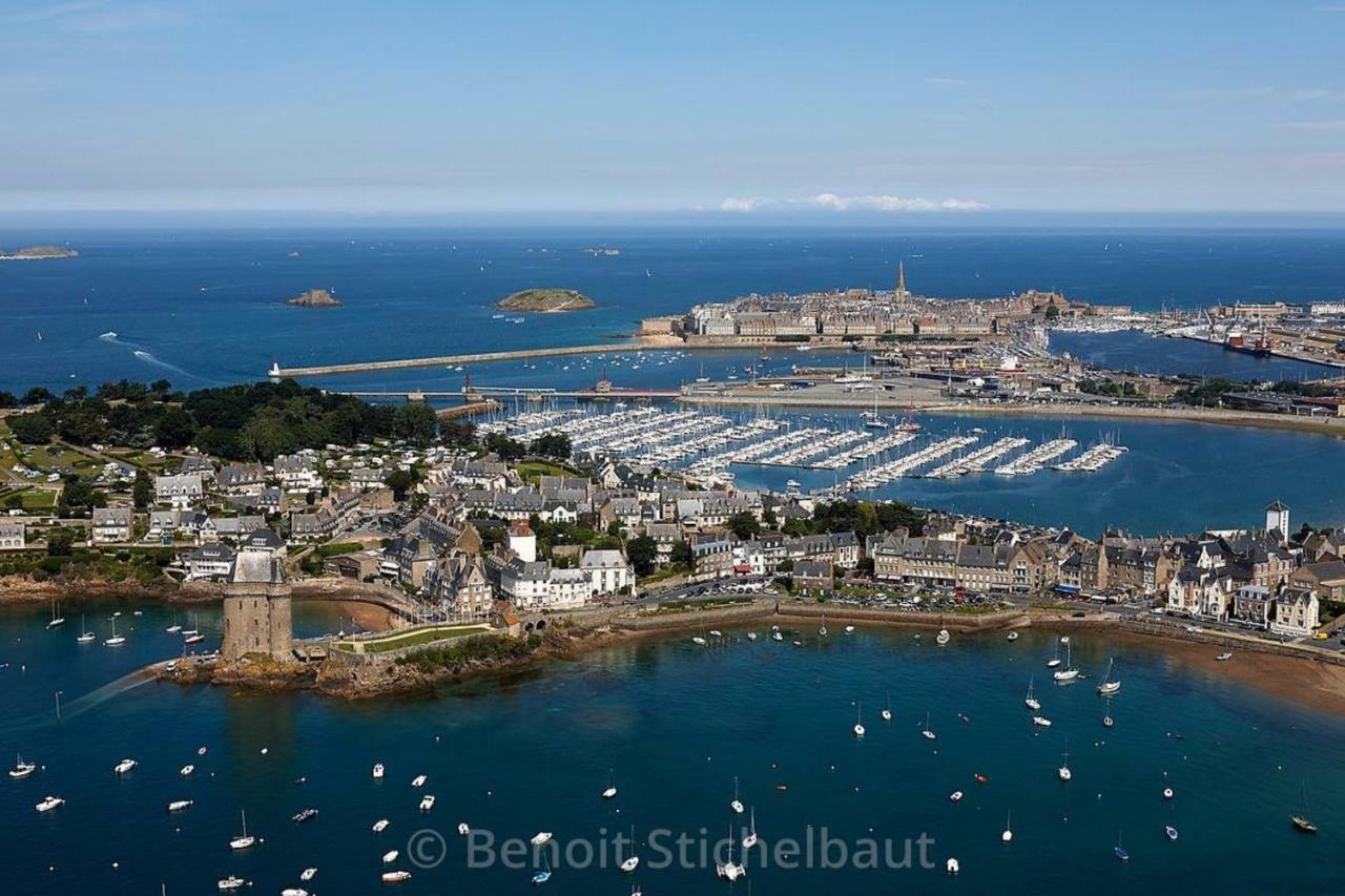 Logement Entier Saint Malo Vue Mer, Proche Ferry, Commerces Et Plage Solidor 50 M المظهر الخارجي الصورة